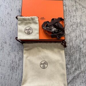 Hermès Orange Box with Dust Bags and Ribbon